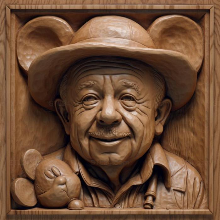 Famous (Mickey Rooney 2, 3DFMS_7997) 3D models for cnc